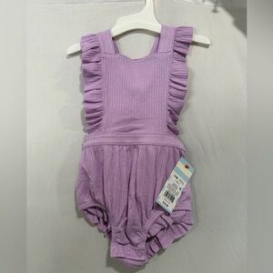 Cat & Jack Purple Ruffle Bodysuit
